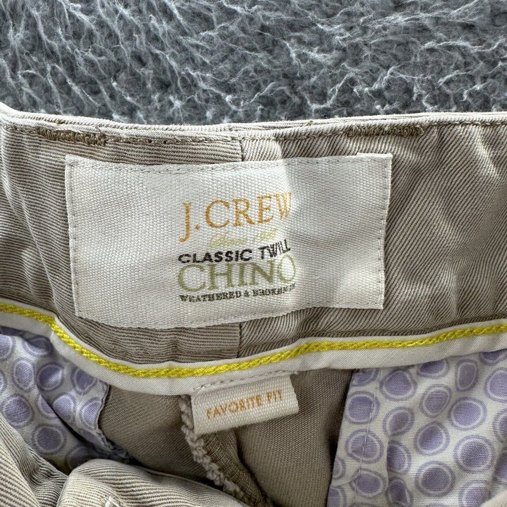 J. Crew Pants Women's 2 Tan Khaki Classic Twill Chino Pants Ladies 2 - Picture 4 of 13
